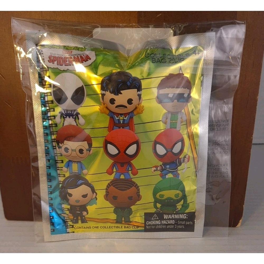 Monogram: MARVEL SPIDER-MAN 3-D Foam Bag Clip Mystery Bag 1 x Random Blind Bag